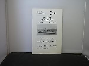 Souvenir Brochure of Special Excursion by T.S. Duchess of Hamilton : Ayr, Keppel and Largs to Inn...