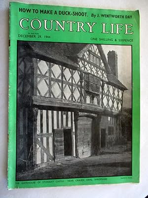 Country Life Magazine. 1944, December 29, The Hon Mrs J. J. Astor., BEWDLEY Worcs (pt 3), 100 Yea...