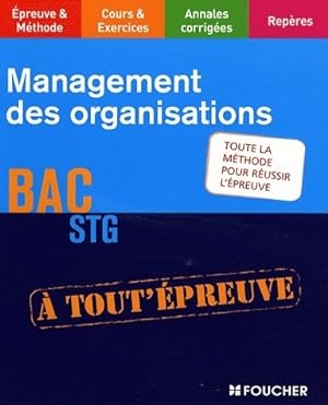 Management des organisations bac STG - Danielle Tr?meau