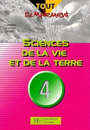 Sciences de la vie et de la terre 4e - Collectif