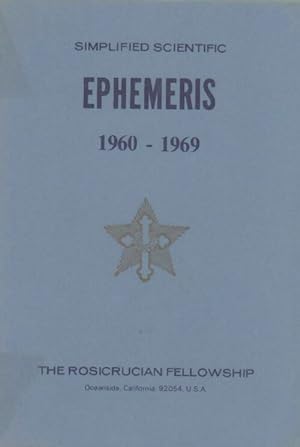 Simplified scientific ephemeris 1960-1969 - Collectif