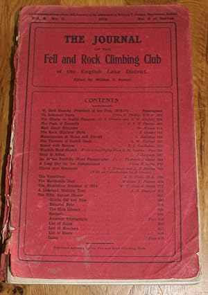 The Journal of The Fell & Rock Climbing Club of the English Lake District. Vol. 2. No. 3 No 6 Of ...