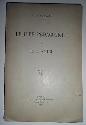 Le idee pedagogiche di E.F.Amiel