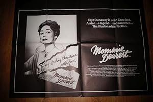 Quad movie Poster: Mommie Dearest, Starring Faye Dunaway, Steve Forrest, Diana Scarwid, Mara Hobe...