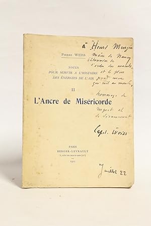 L'espace. Notes pour servir à l'histoire des énergies de l'air. Volume II : L'ancre de miséricorde