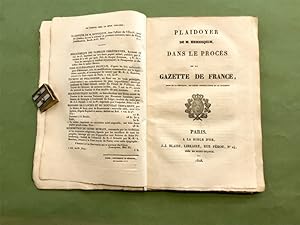 Plaidoyer de M. Hennequin dans le procès de la Gazette de France,. Suivi de la réplique, des pièc...