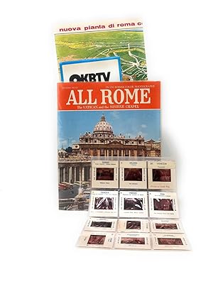 All Rome: The Vatican and Sistine Chapel with fold-out and laid in map, slides, and tourism guide