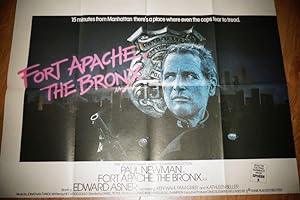UK Quad movie Poster: Fort Apache The Bronx. By Hollywood Gould, Directed By Daniel Petrie. Starr...