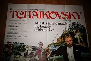 UK Quad movie Poster: Tchaikovsky. A Dimitry Tiomkin Production. Directed By Igor Talanking. 1969