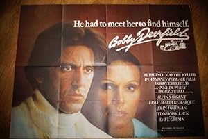 UK Quad Movie Poster: Bobby Deerfield By Sydney Pollack. 1977. Starring Al Pacino & Marthe Keller.