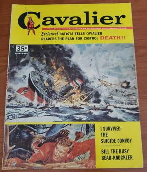 CAVALIER November 1960 - Jack Davis, Schaare, Castro, Zsa Zsa Gabor, Roald Dahl , PQ-17, McCarthy...