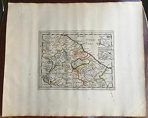 Sabini et Eorum Proles. Theatrum geographique Europae veteris. Italie ancienne, carte de l'Ombrie...