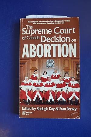 The Supreme Court of Canada Decision on Abortion