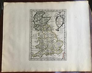 ALBION SEV BRITANNIA MAIOR. Theatrum geographique Europae veteris. Carte de l'Angleterre ancienne.