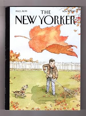 The New Yorker - November 6, 2017. John Cuneo Cover, "A Rake's Progress". Fantastic Beasts and Ho...