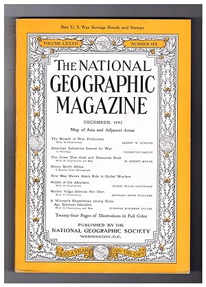 National Geographic Magazine - December, 1942. Includes Supplemental Map, "Asia and Adjacent Area...