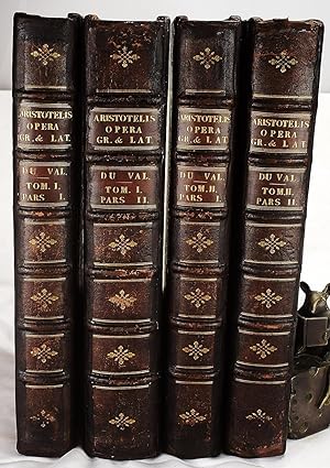 Aristotelis opera omnia quae extant Graece & Latine (4 folio volumes)