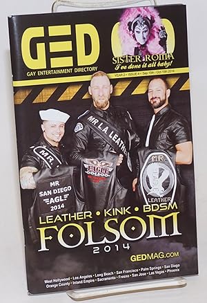 GED: Gay Entertainment Directory vol. 2, #4, Sept. 15-Oct. 15, 2014; Folsom 2014