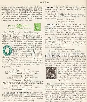 Postzegelnieuws - Briefmarkenzeitung. Offic. Organ des Briefmarkensammler-Vereins "Die Globe" Arn...