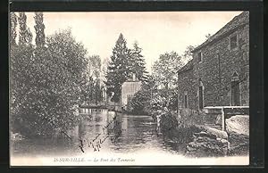 Carte postale Is-sur-Tille, Le Pont des Tanneries