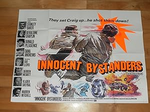 UK Quad Movie Poster: Innocent Bystanders. 1972. From the Novel By James Munro. Screenplay By Jam...