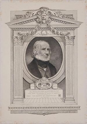 Alexander Anderson, The First Engraver on Wood in America. Engraved portrait