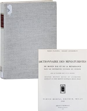 Dictionnaire des Miniaturistes du Moyen Âge et de la Renaissance dans les différentes contrées de...