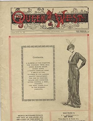 THE QUEEN OF THE WEST: MONTHLY JOURNAL OF TIMELY SUGGESTIONS FOR HOUSEWIVES & LADIES OF FASHION. ...