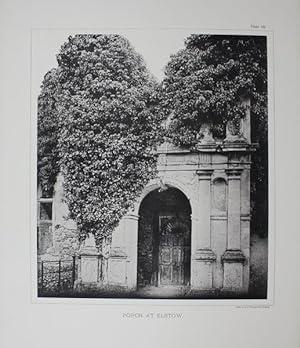 A Photographic Illustration of 'Porch at Elstow', Hillersdon Hall Near Bedfordshire. Published in...