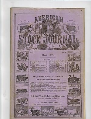 AMERICAN STOCK JOURNAL. May, 1871