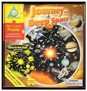 Journey Into Deep Space - Glow in the Dark Jigsaw Puzzle with Large Poster