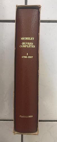 Oeuvres completes I 1798-1827