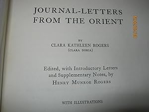 Journals- Letters from the Orient