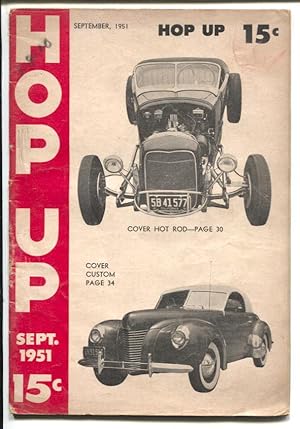 Hop Up #2 9/1951-Russette-Darlington 250 Indy cars-SCTA-Jalopy Enduro-VG