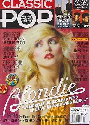 Classic Pop Magazine, July/August 2013 (Debbie Harry Cover)