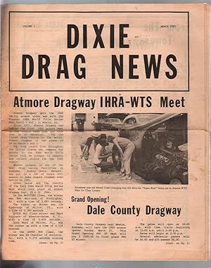Dixie Drag News #1 3/1985-1st issue-local Alabama drag info-pix-VG