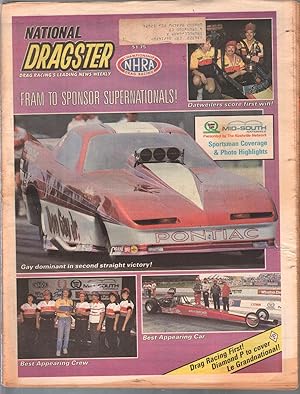 National Dragster-NHRA 6/30/1988-Mid-South Nationals-Don Gay-Datweiler-VG