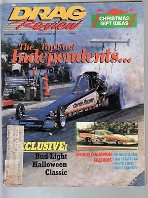 Drag Review-IHRA-12/10/1988-Top Fuel Independents-John Carey-Halloween Classic-VG