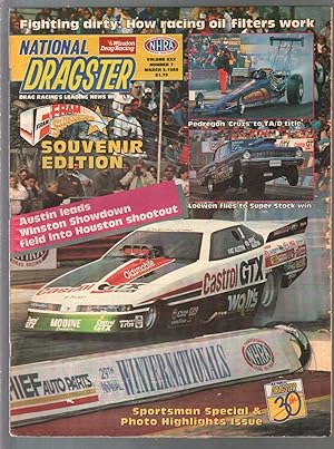 National Dragster-NHRA 3/3/1989-Cruz Pendregon-Pat Austin-pix-info-stats-VG