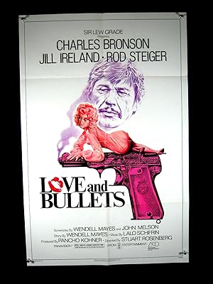 LOVE & BULLETS-1979-POSTER-CHARLES BRONSON-CRIME-DRAMA EX