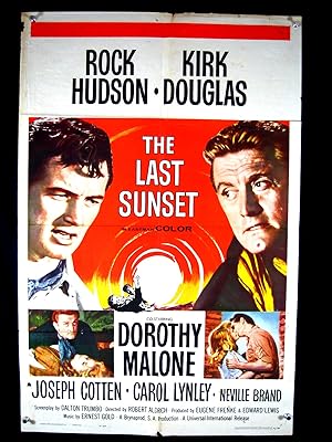 LAST SUNSET-1961-POSTER-DOROTHY MALONE-WESTERN G
