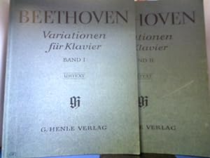 Beethoven. Variationen für Klavier. Urtext. 2 Bände. Hrsg. von Mitarbeitern des Beethoven-Archivs...