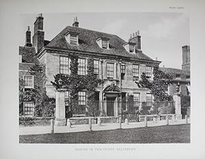 An Original Photographic Illustration of Mompesson House in Wiltshire. Published in 1891