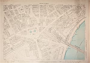 Ordnance Survey Large Scale Map of the Region around Trafalgar Square and Charing Cross Station: ...