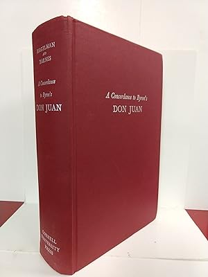 A Concordance to Byron's Don Juan (SIGNED)