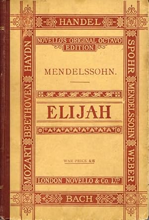 Elijah: An Oratorio (Op. 70)