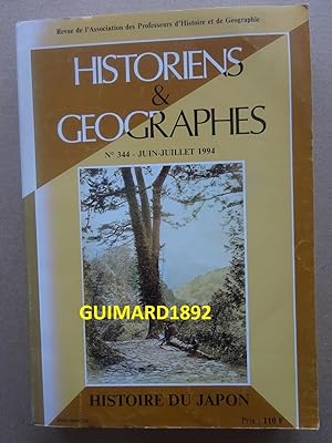 Historiens et géographes n°344 juin-juillet 1994 Histoire du Japon