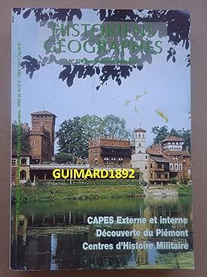Historiens et géographes n°376 septembre-octobre 2001 Découverte du Piémont