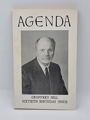 Agenda: Geoffrey Hill Sixtieth Birthday Issue. Agenda Vol 30 Nos. 1-2