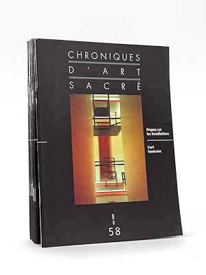 Chroniques d'Art Sacré [ Lot suivi de 11 numéros : Du n° 58 au n° 68 ] Numéros 58 - 59 - 60 - 61 ...